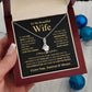 To My Beautiful Wife - Missing Piece - Alluring Beauty Necklace