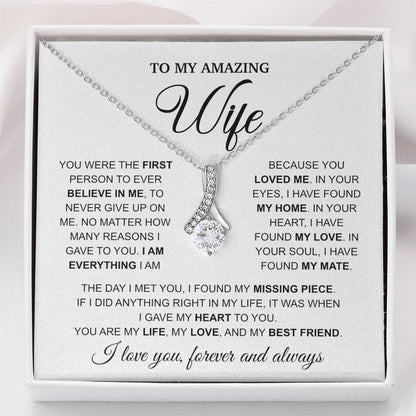 To My Amazing Wife - Alluring Beauty Necklace