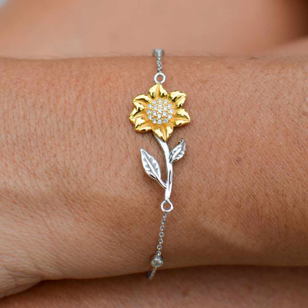 Best Friend Mother's Day - Sunflower Bracelet